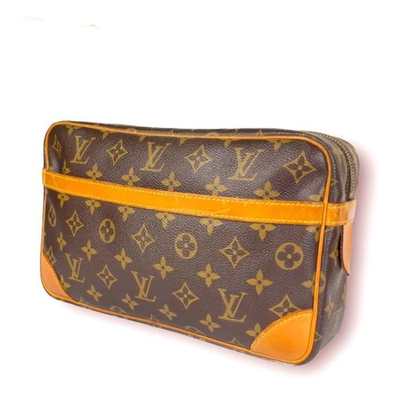 Louis Vuitton Monogram Pochette Compiegne 28 - Brown Cosmetic Bags